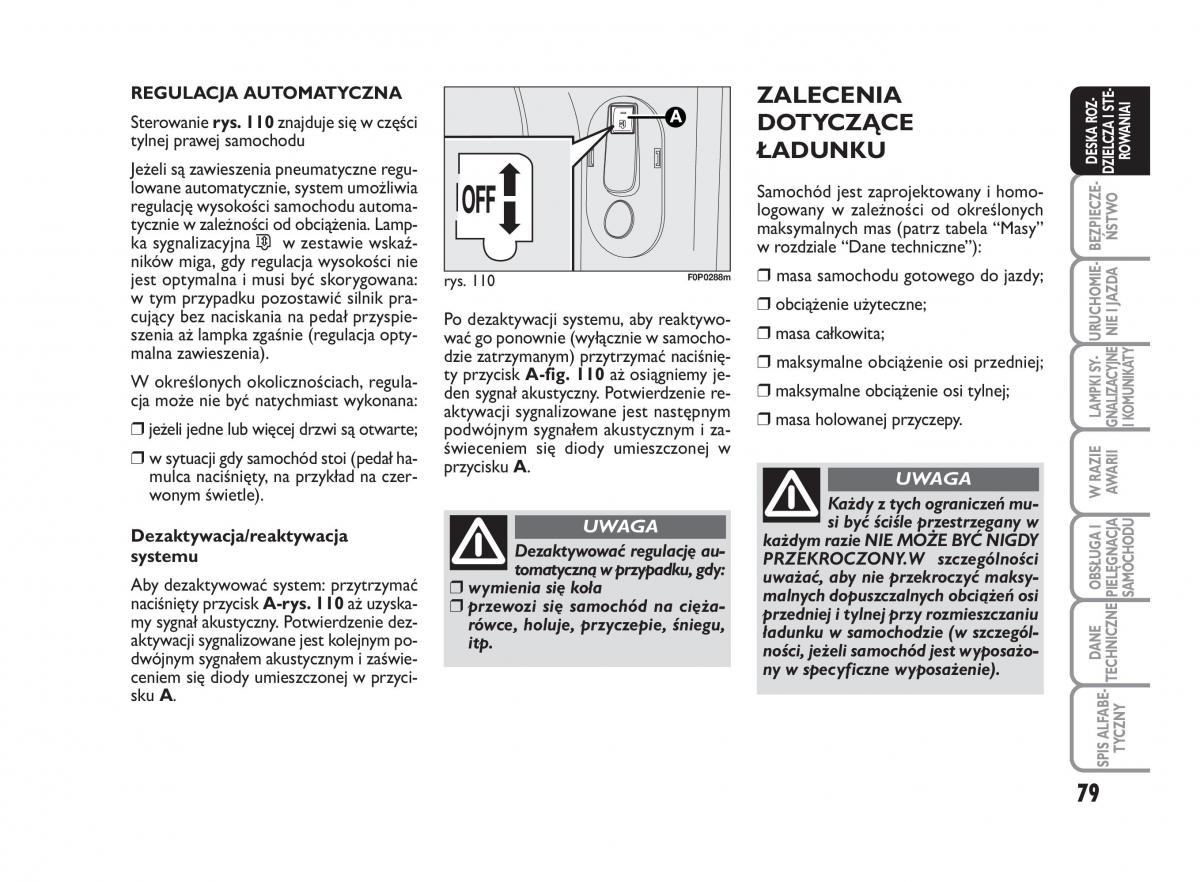 Fiat Scudo II 2 instrukcja obslugi / page 83