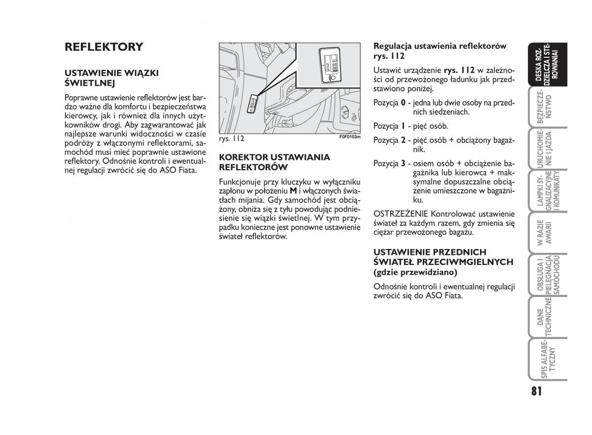 Fiat Scudo II 2 instrukcja obslugi / page 85