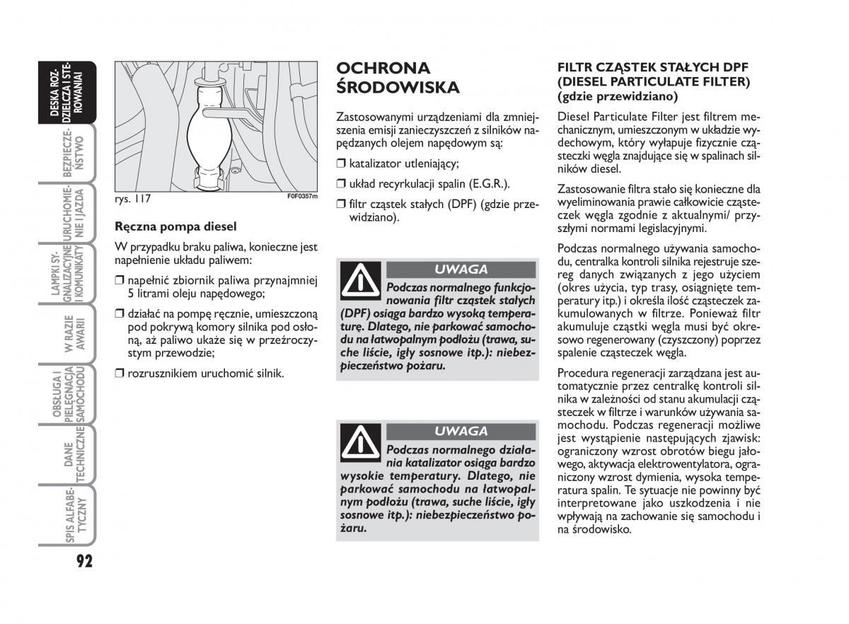 Fiat Scudo II 2 instrukcja obslugi / page 96