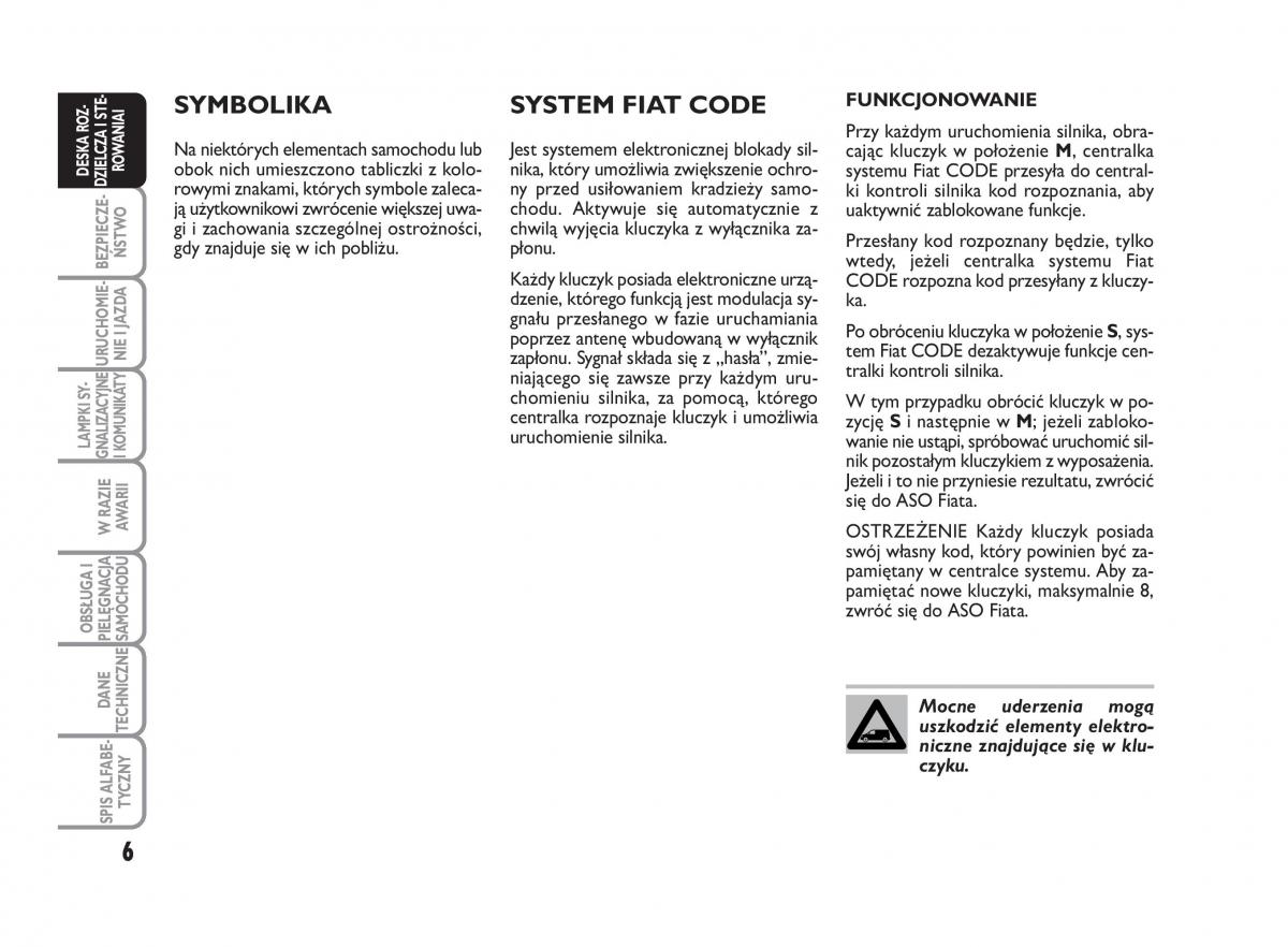 Fiat Scudo II 2 instrukcja obslugi / page 10