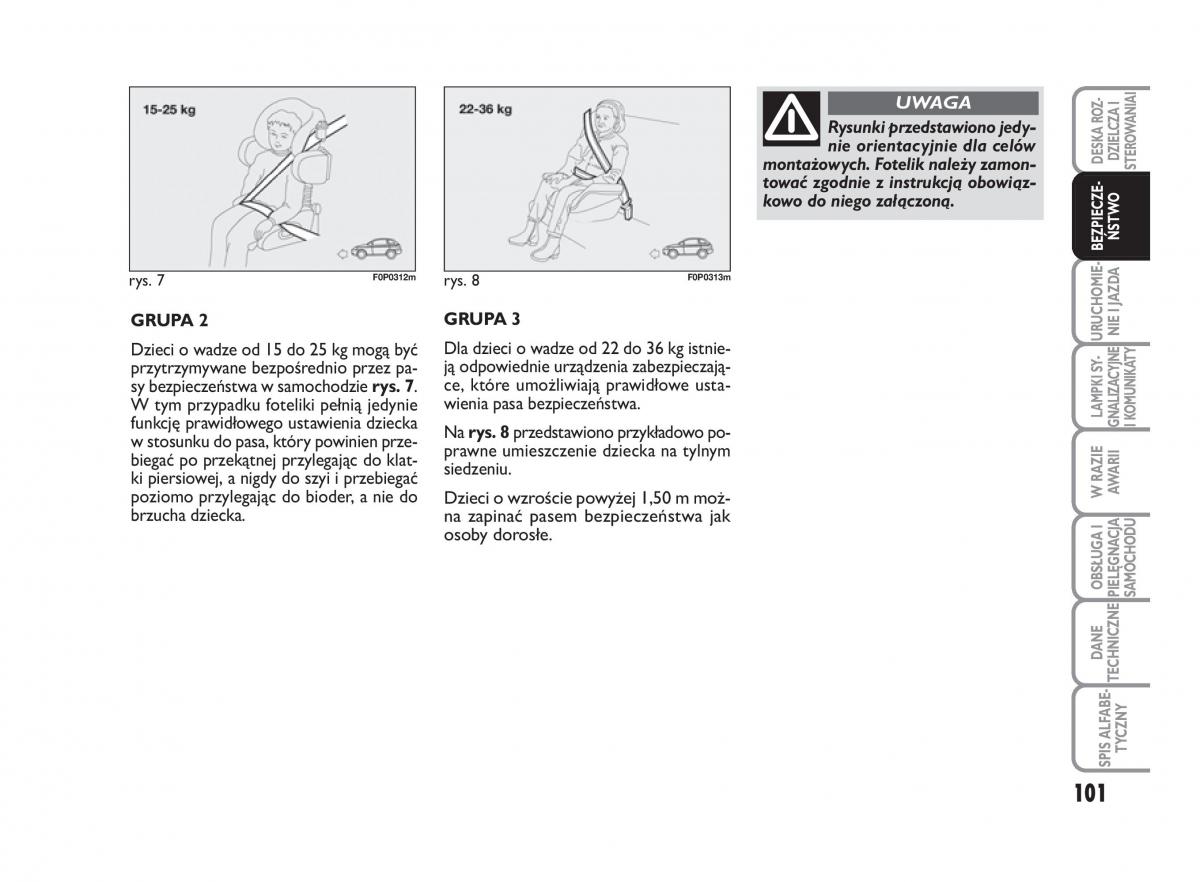 Fiat Scudo II 2 instrukcja obslugi / page 105