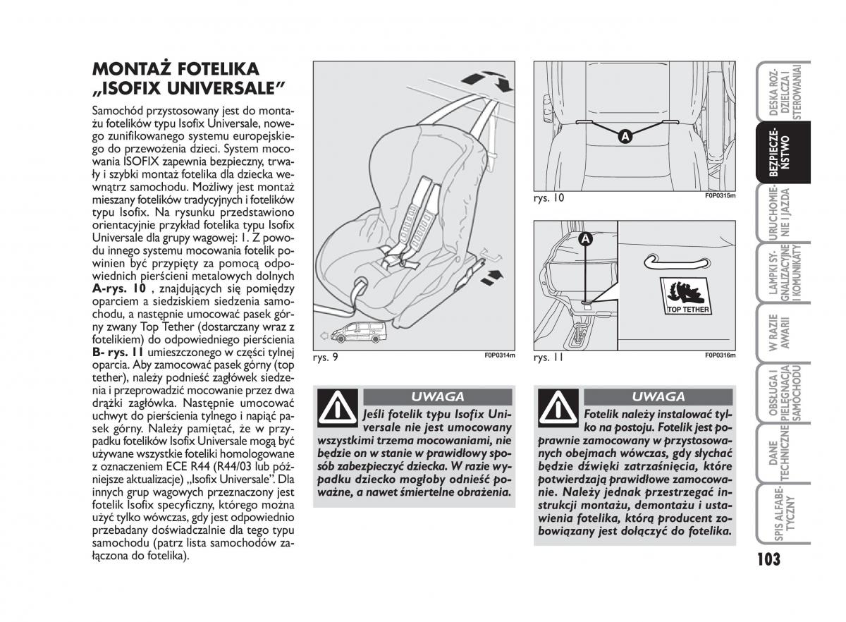 Fiat Scudo II 2 instrukcja obslugi / page 107