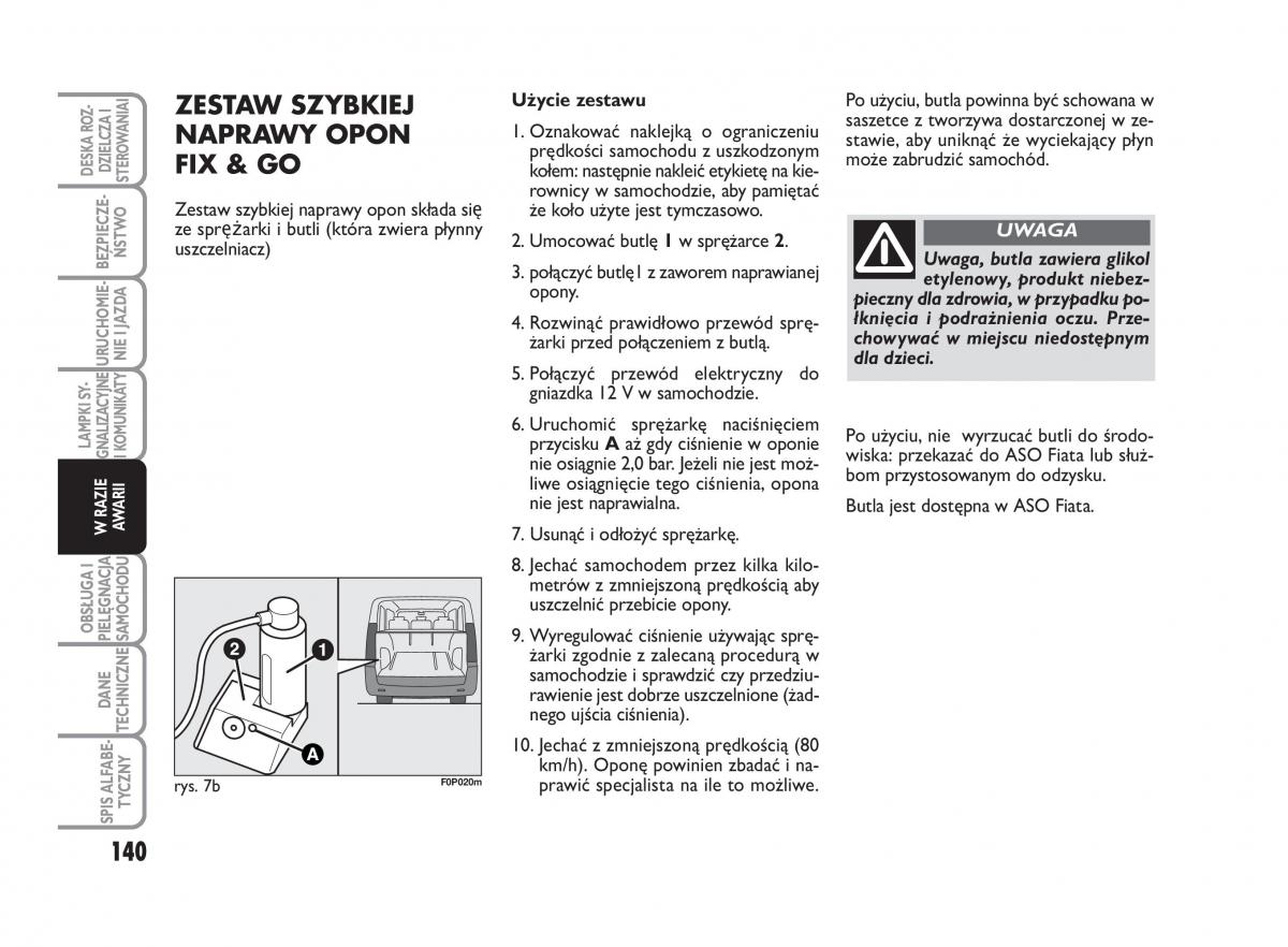 Fiat Scudo II 2 instrukcja obslugi / page 144