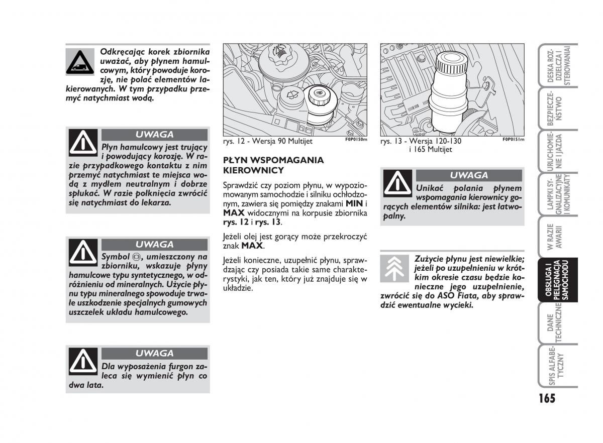 Fiat Scudo II 2 instrukcja obslugi / page 169