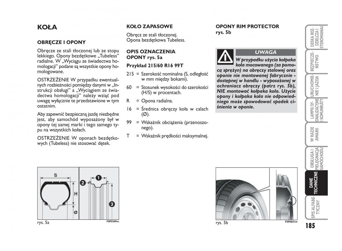 Fiat Scudo II 2 instrukcja obslugi / page 189