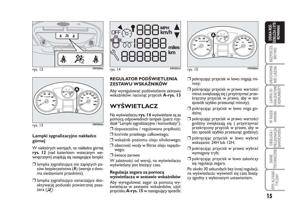 Fiat Scudo II 2 instrukcja obslugi / page 19