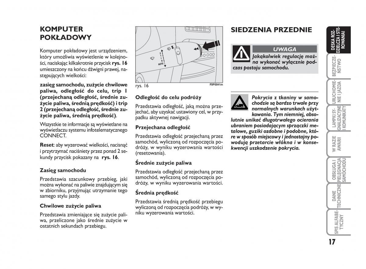 Fiat Scudo II 2 instrukcja obslugi / page 21