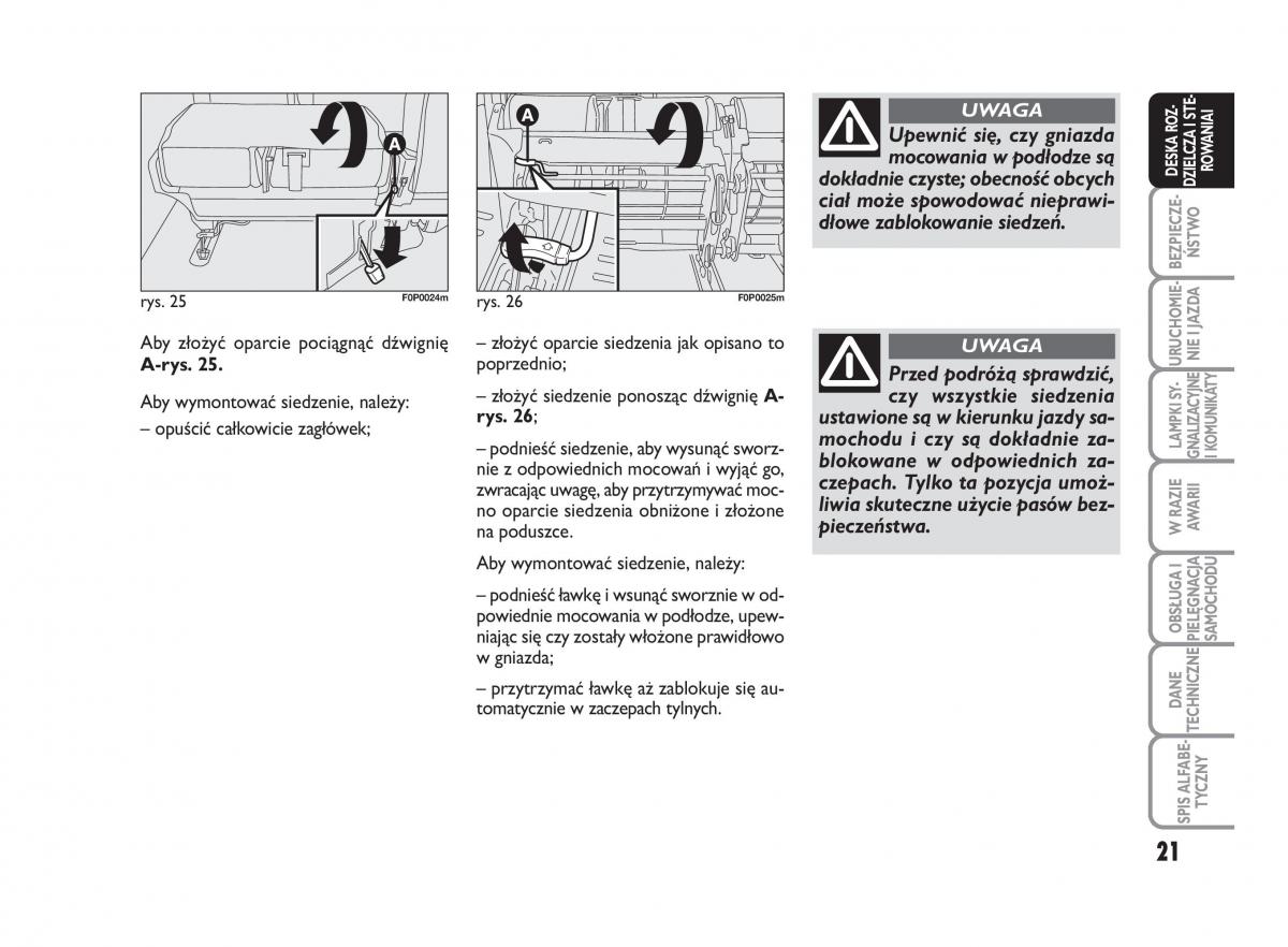 Fiat Scudo II 2 instrukcja obslugi / page 25