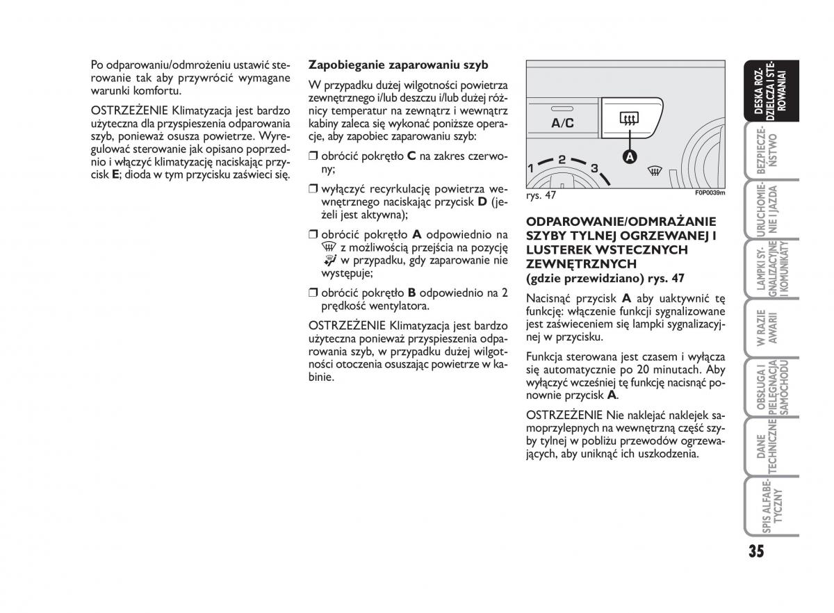 Fiat Scudo II 2 instrukcja obslugi / page 39