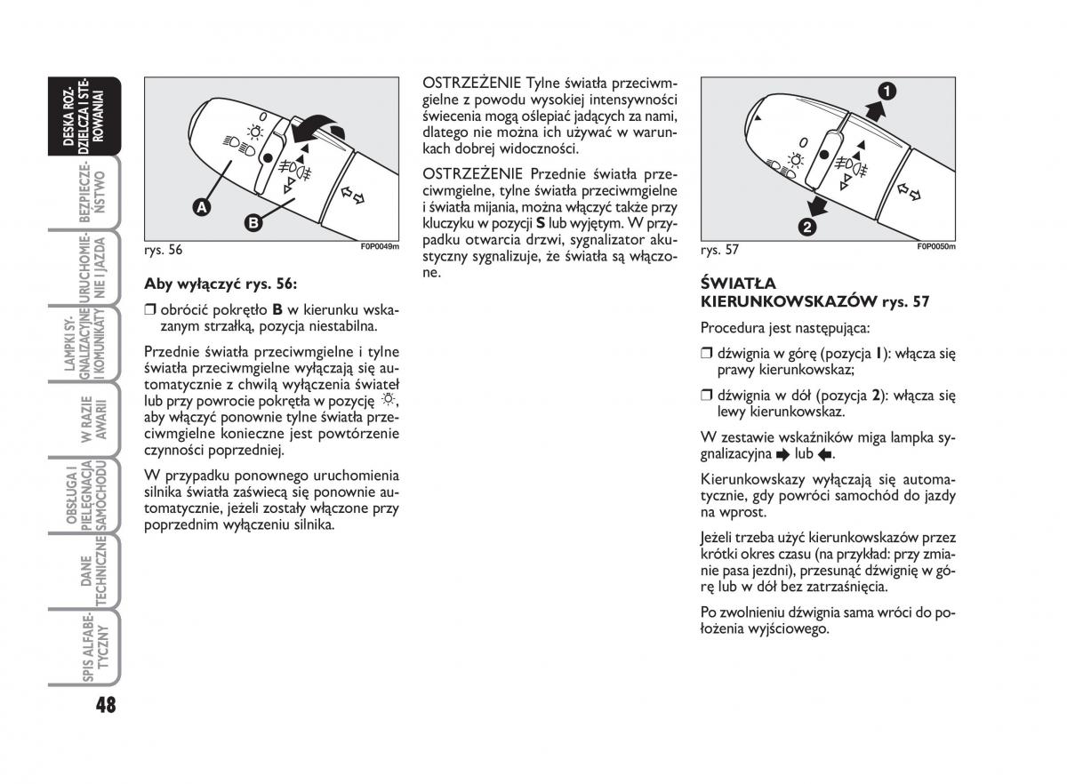 Fiat Scudo II 2 instrukcja obslugi / page 52