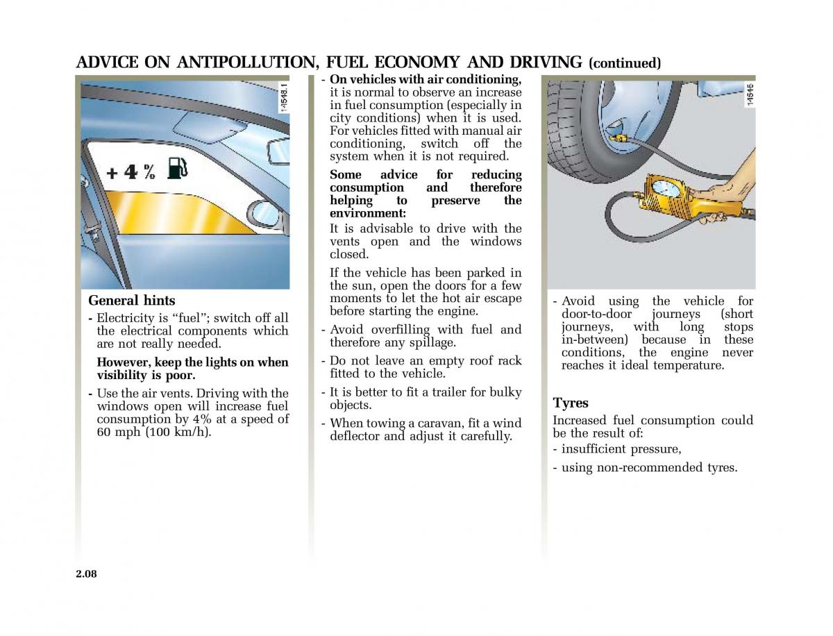 Renault Clio II 2 sedan owners manual / page 73