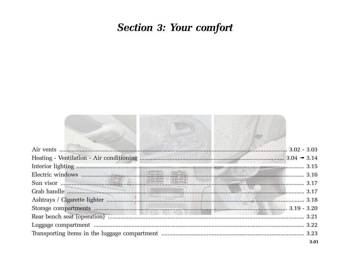 Renault Clio II 2 sedan owners manual / page 80