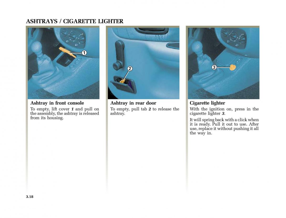 Renault Clio II 2 sedan owners manual / page 97