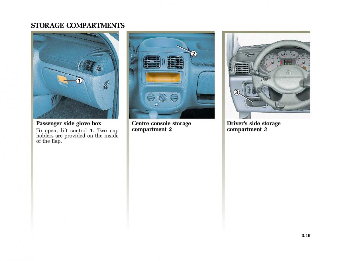 Renault Clio II 2 sedan owners manual / page 98