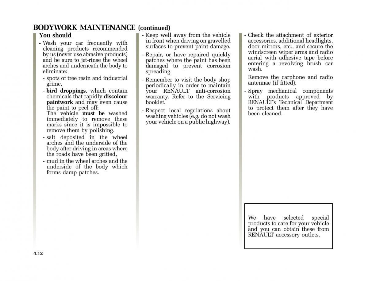 Renault Clio II 2 sedan owners manual / page 115