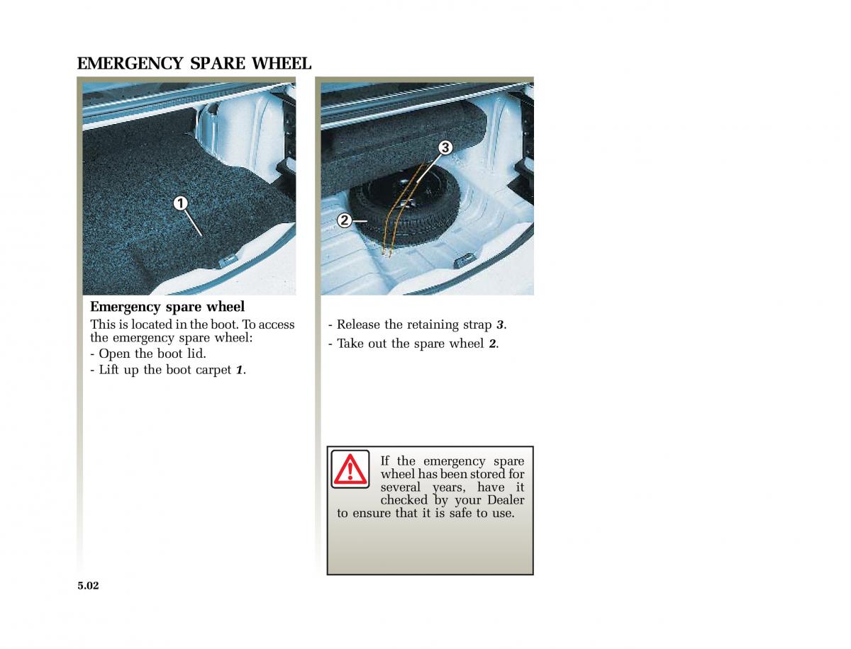 Renault Clio II 2 sedan owners manual / page 119