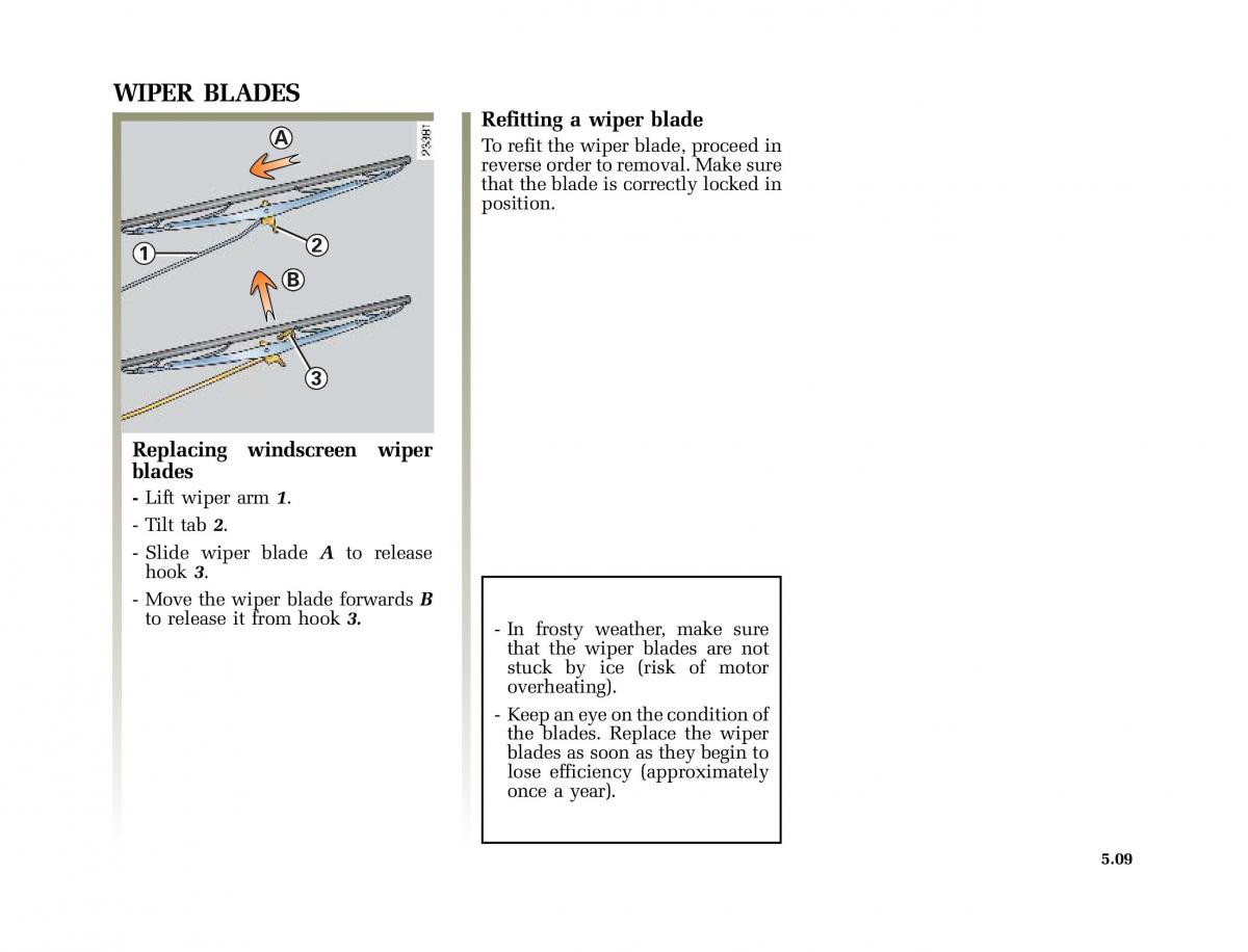 Renault Clio II 2 sedan owners manual / page 126