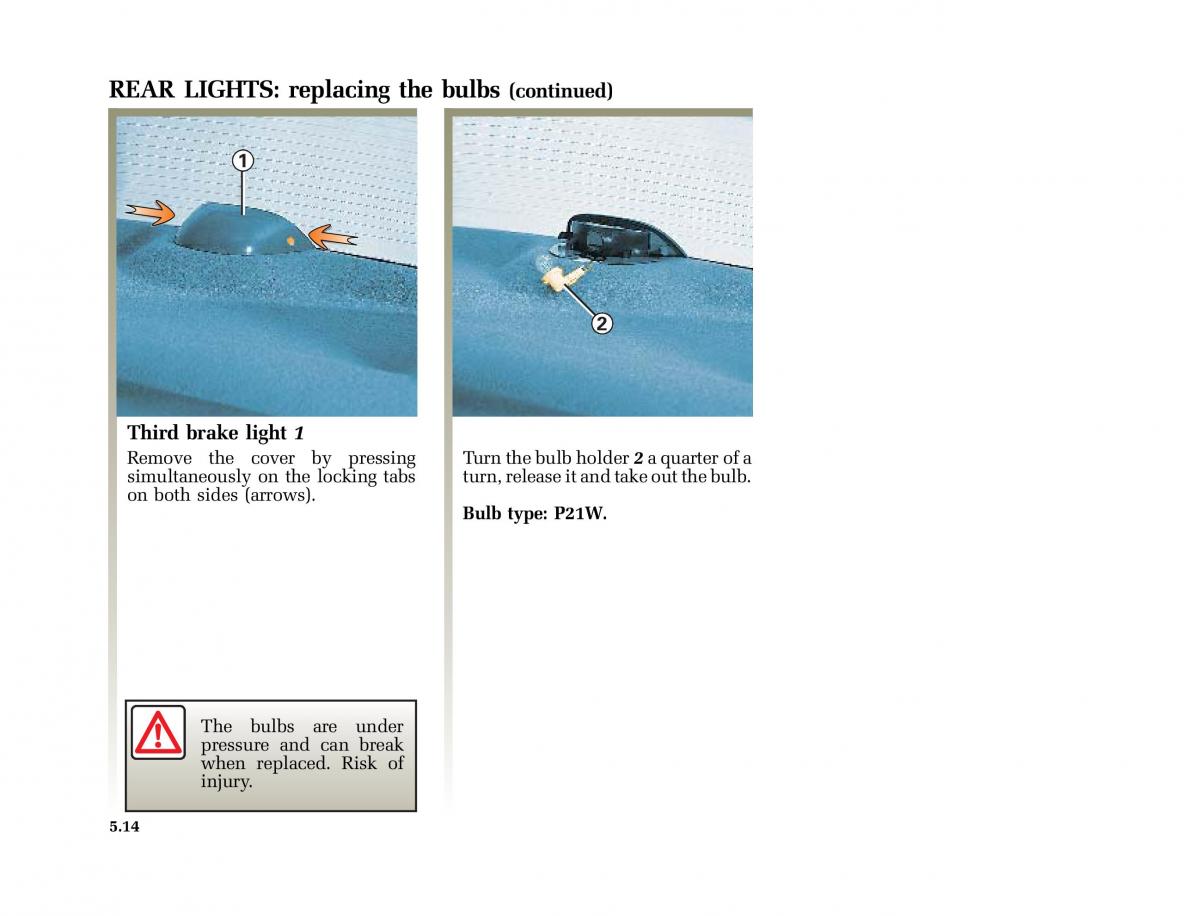 Renault Clio II 2 sedan owners manual / page 131