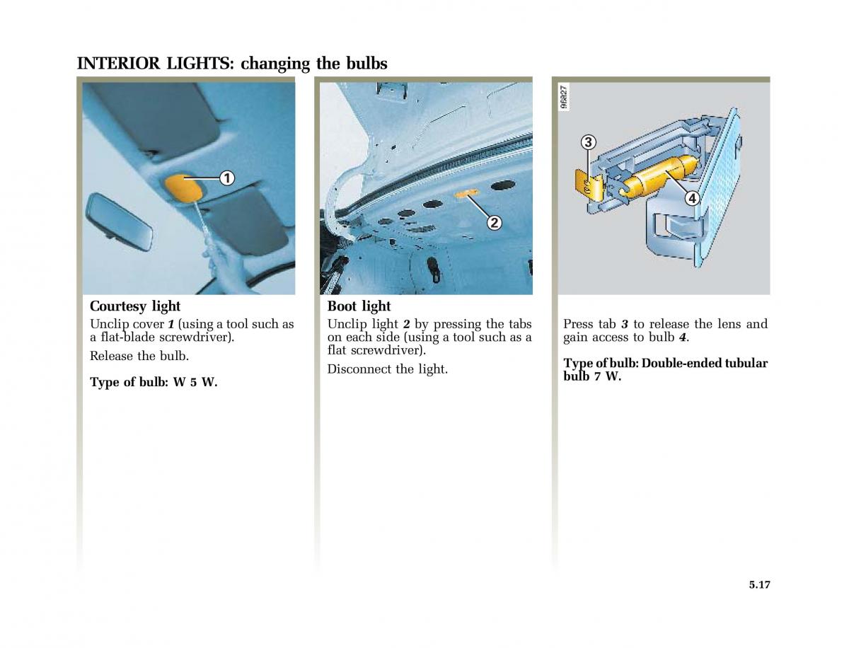 Renault Clio II 2 sedan owners manual / page 134