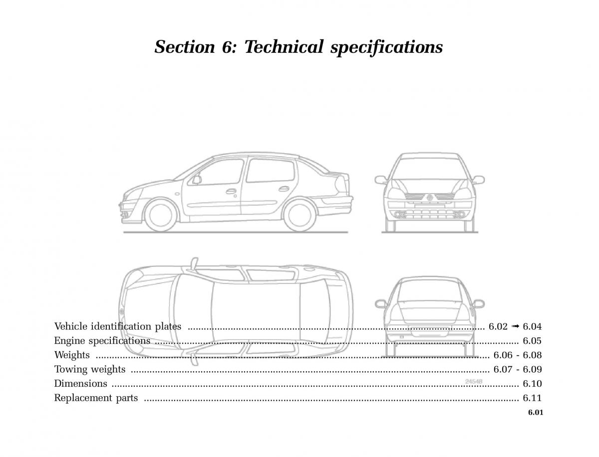 Renault Clio II 2 sedan owners manual / page 154