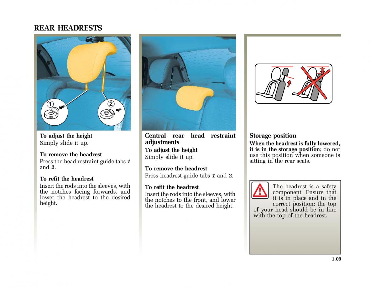 Renault Clio II 2 sedan owners manual / page 16