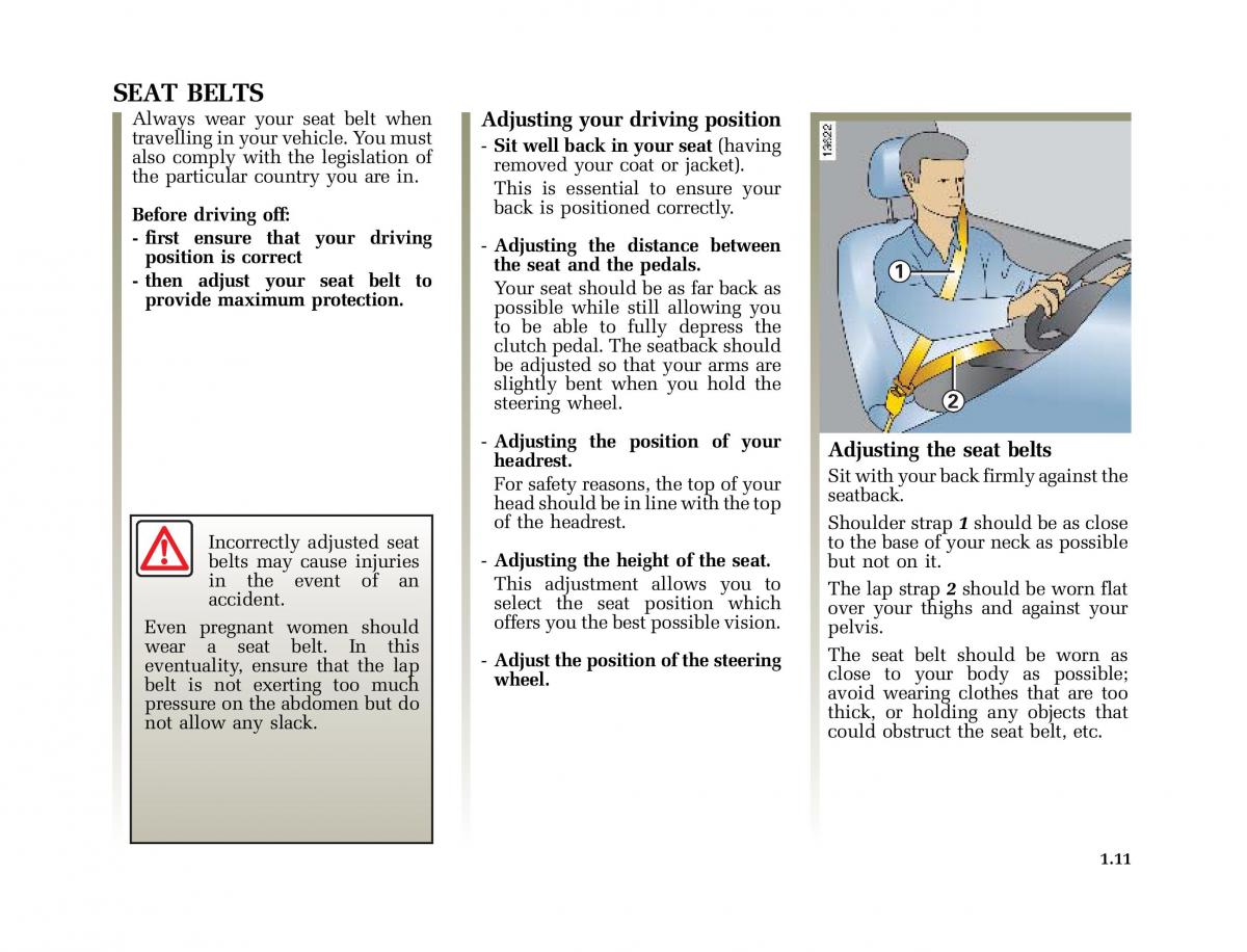 Renault Clio II 2 sedan owners manual / page 18