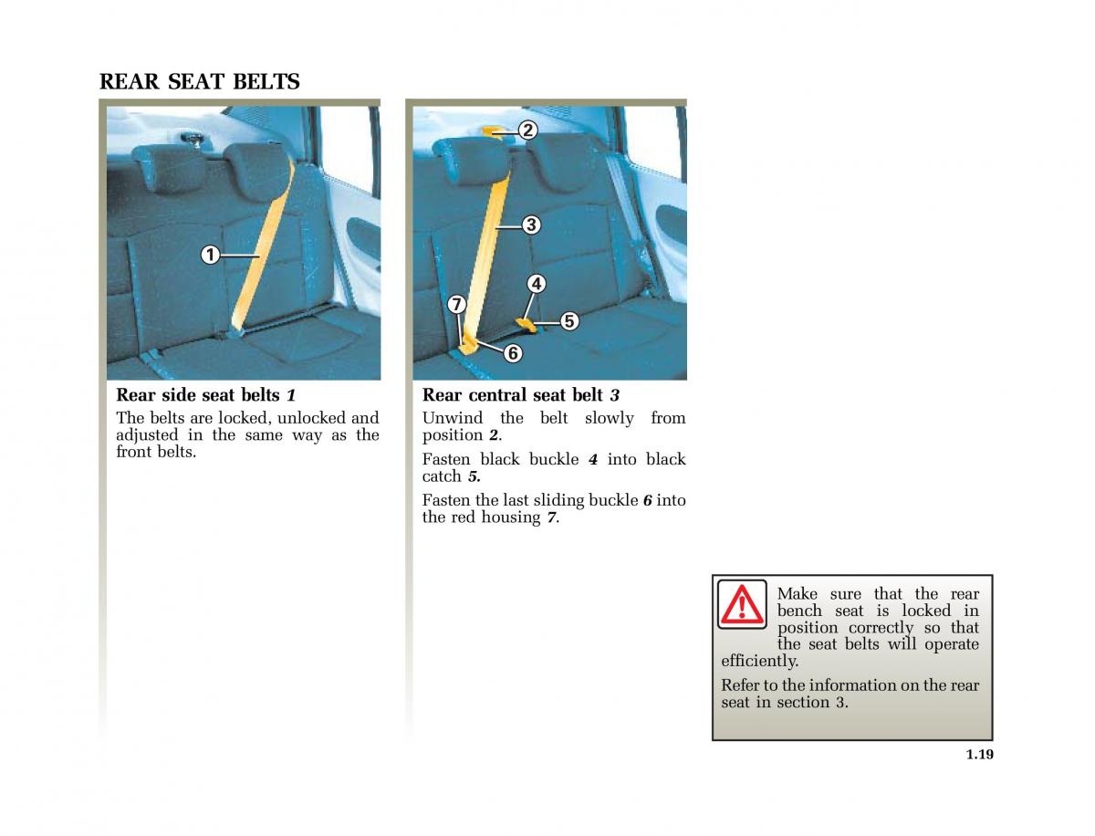 Renault Clio II 2 sedan owners manual / page 26