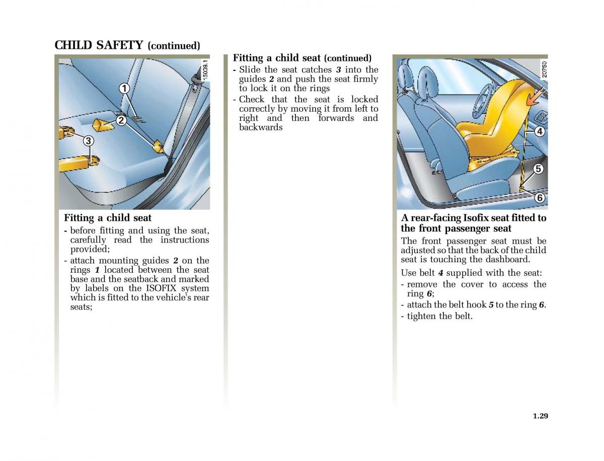 Renault Clio II 2 sedan owners manual / page 36