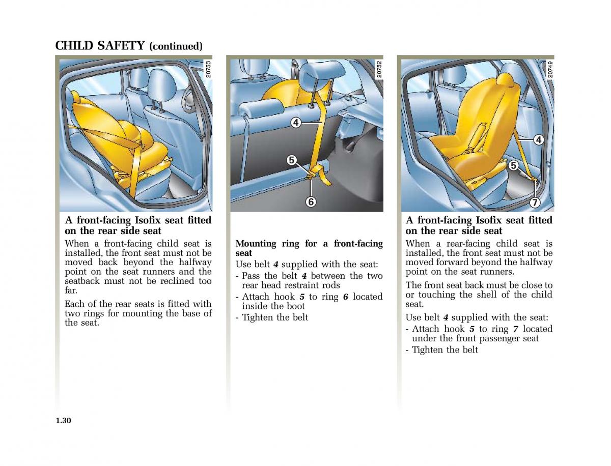 Renault Clio II 2 sedan owners manual / page 37