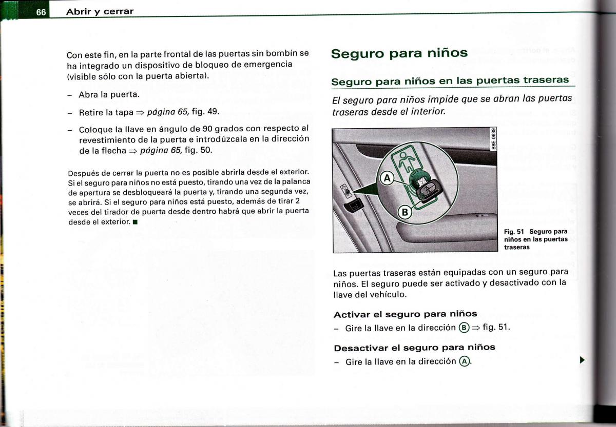 Audi A4 B6 8E manual del propietario / page 62