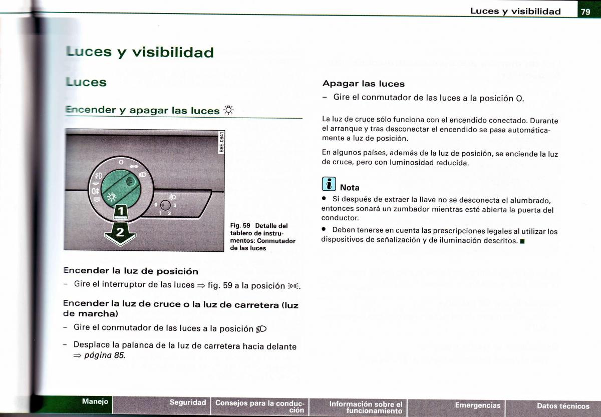 Audi A4 B6 8E manual del propietario / page 75