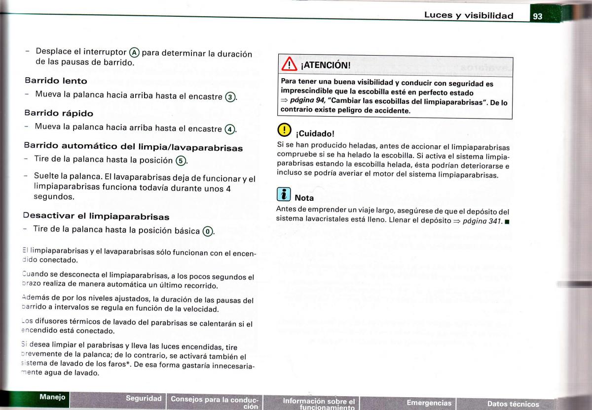 Audi A4 B6 8E manual del propietario / page 89