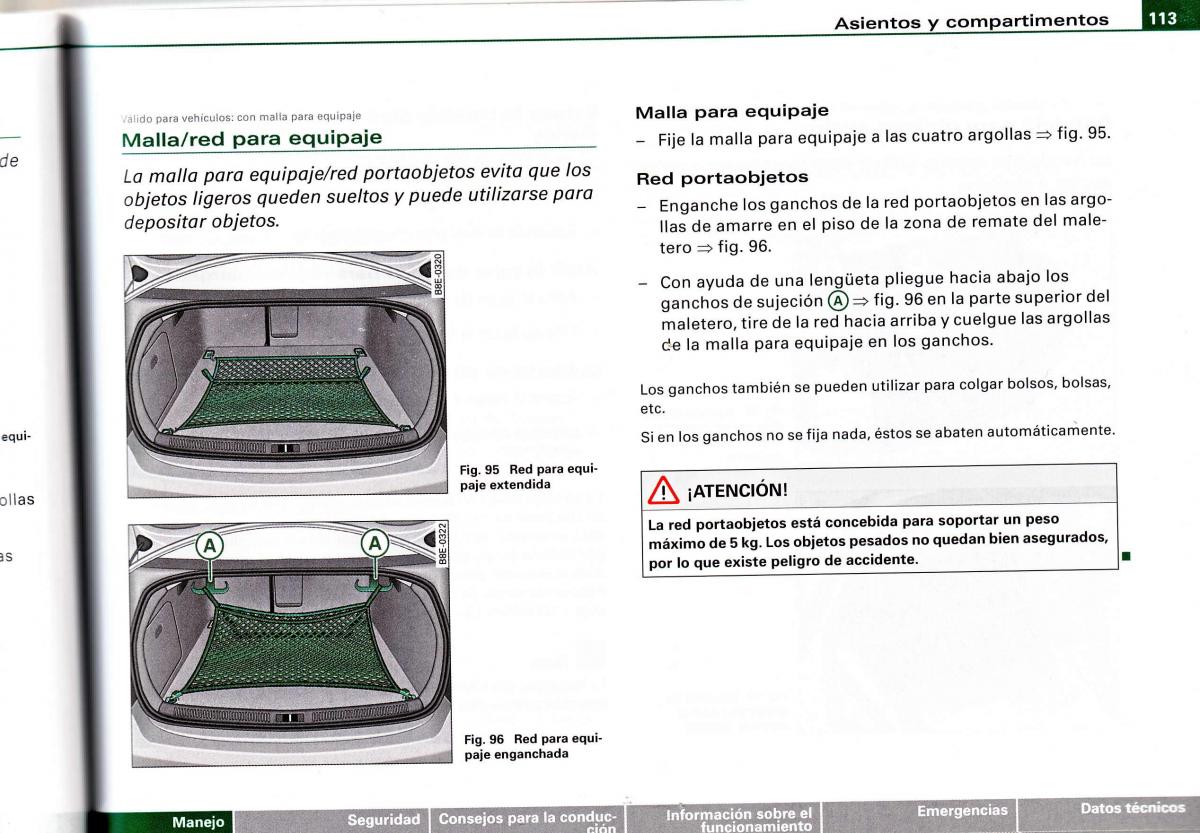 Audi A4 B6 8E manual del propietario / page 109