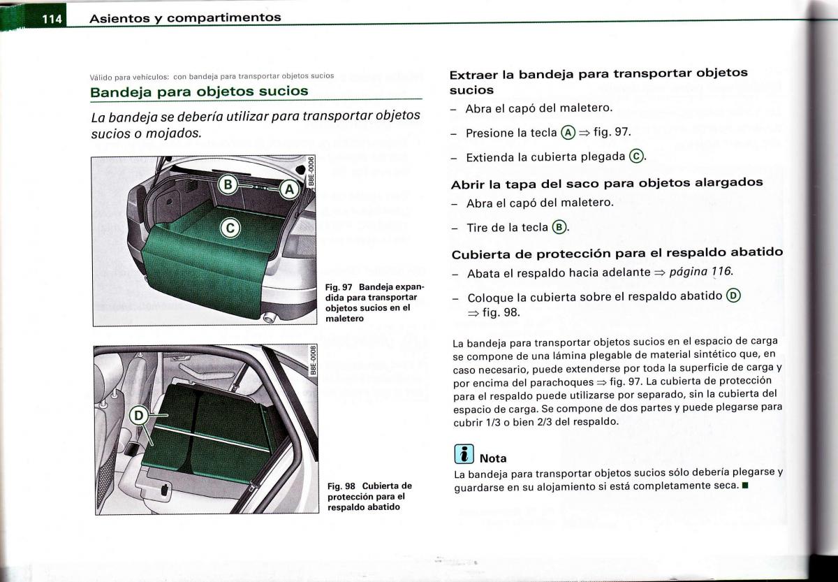 Audi A4 B6 8E manual del propietario / page 110