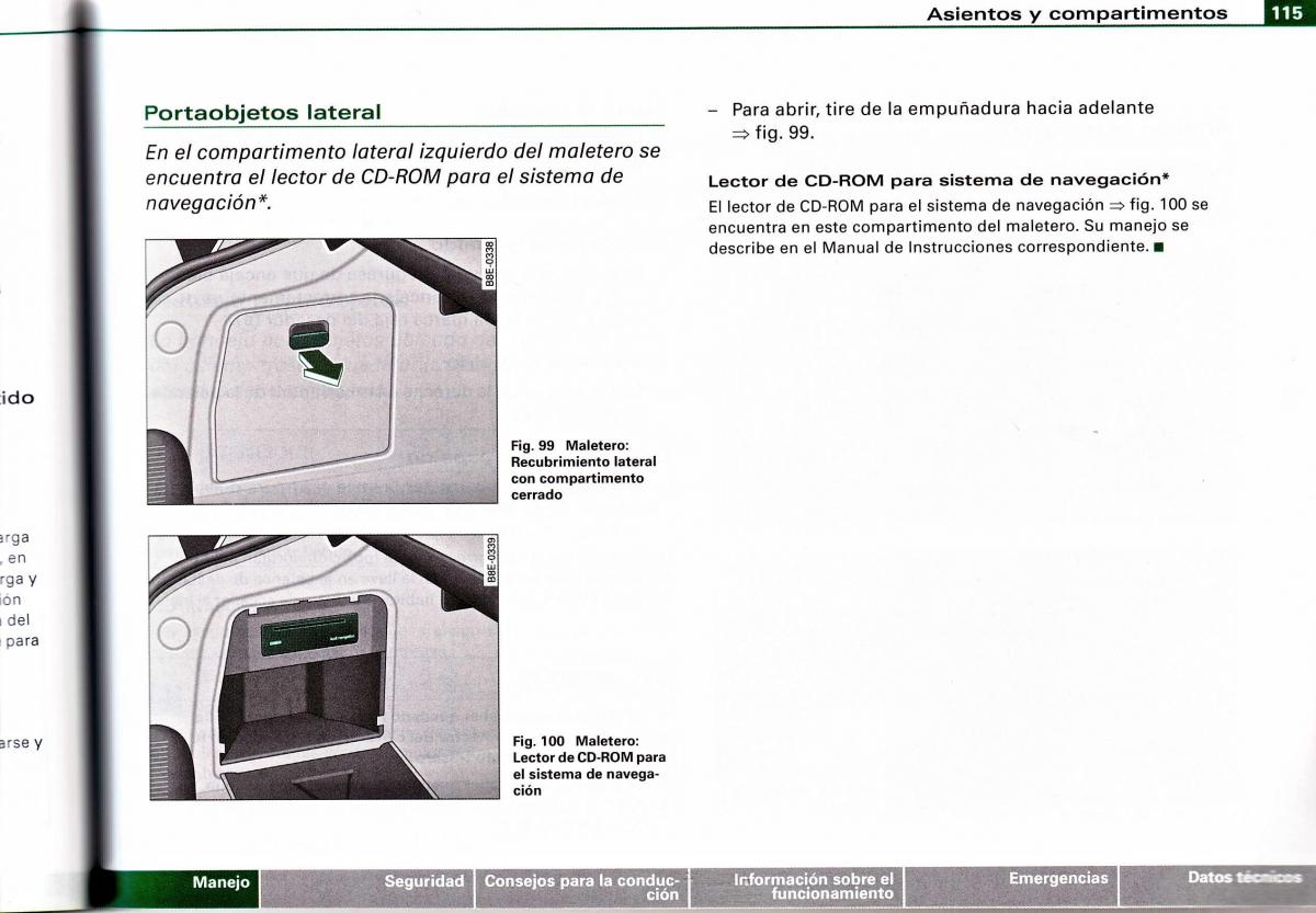 Audi A4 B6 8E manual del propietario / page 111