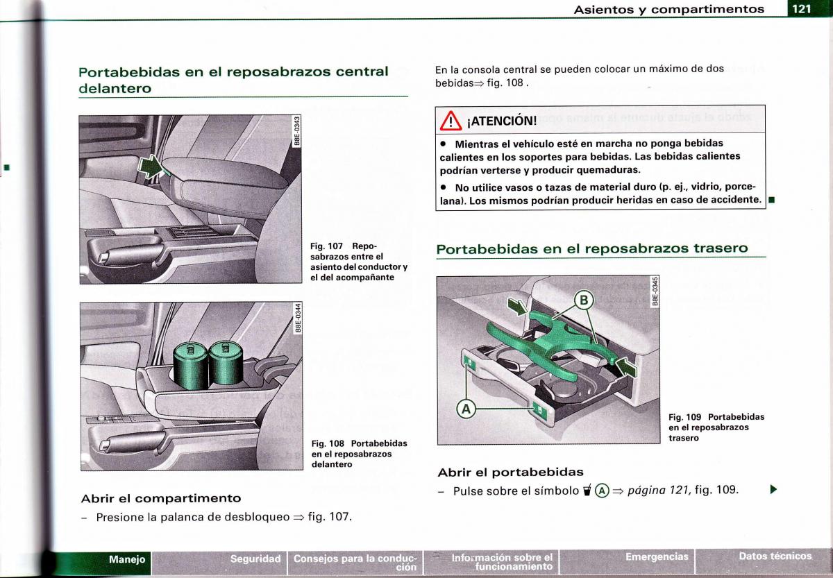 Audi A4 B6 8E manual del propietario / page 117