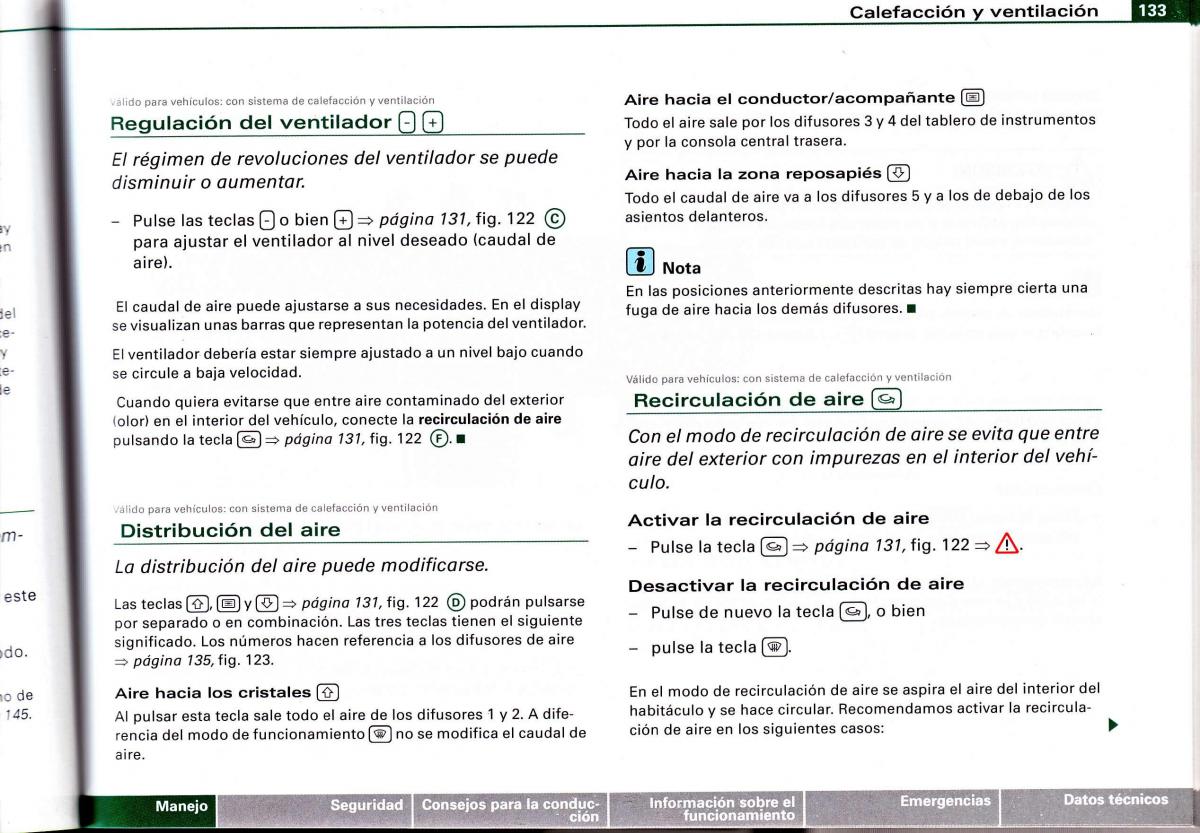 Audi A4 B6 8E manual del propietario / page 129