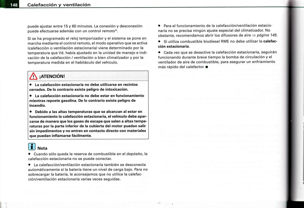 Audi A4 B6 8E manual del propietario / page 144