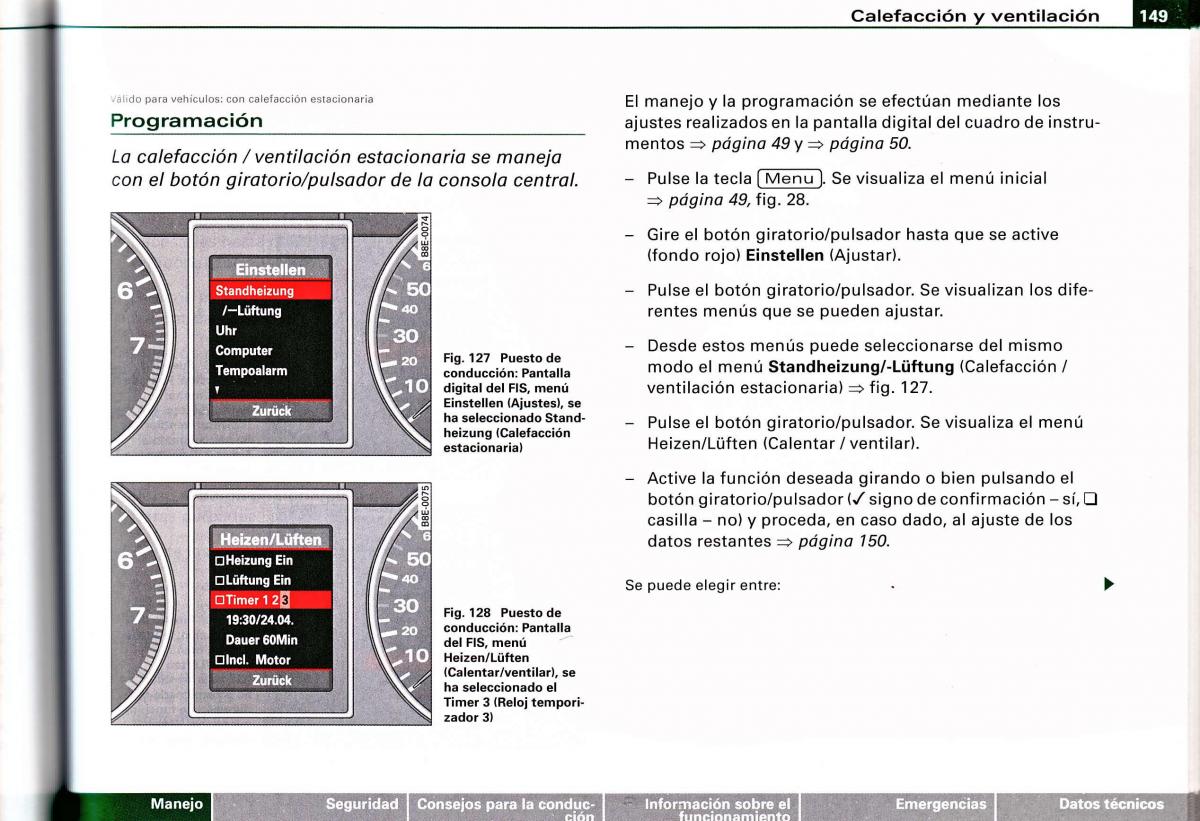 Audi A4 B6 8E manual del propietario / page 145