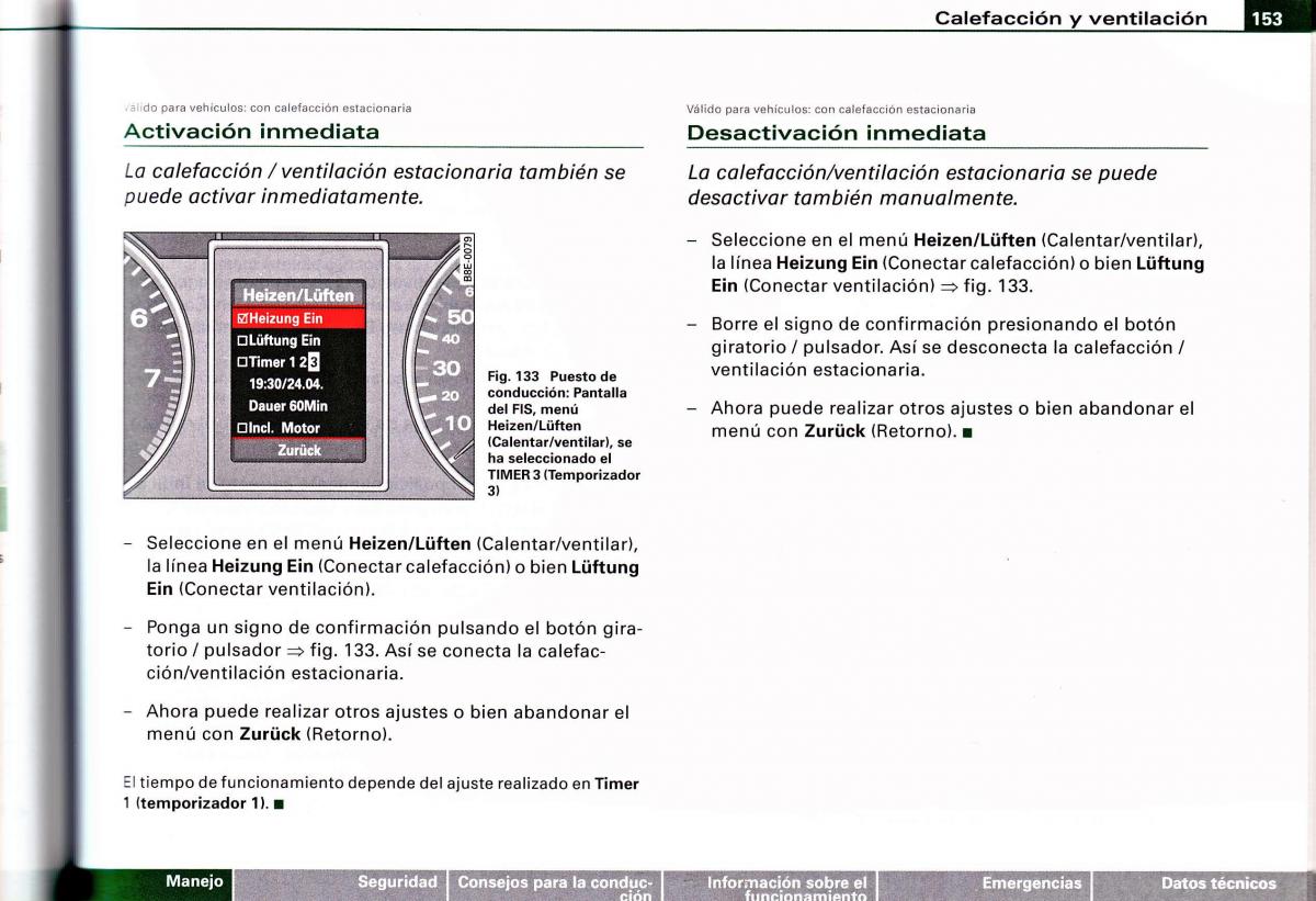 Audi A4 B6 8E manual del propietario / page 149