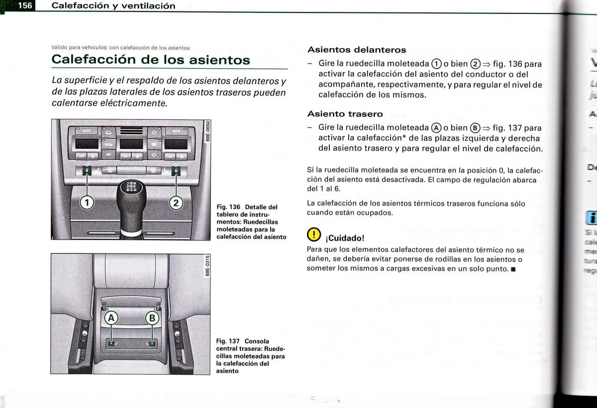 Audi A4 B6 8E manual del propietario / page 152