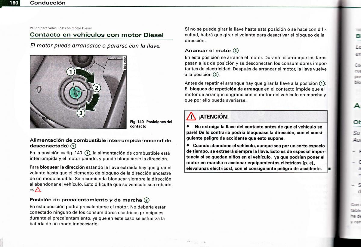 Audi A4 B6 8E manual del propietario / page 156