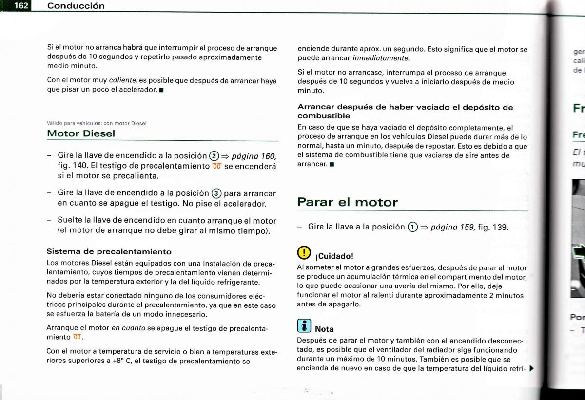 Audi A4 B6 8E manual del propietario / page 158