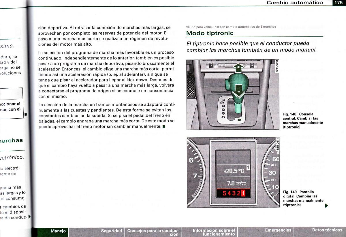 Audi A4 B6 8E manual del propietario / page 171