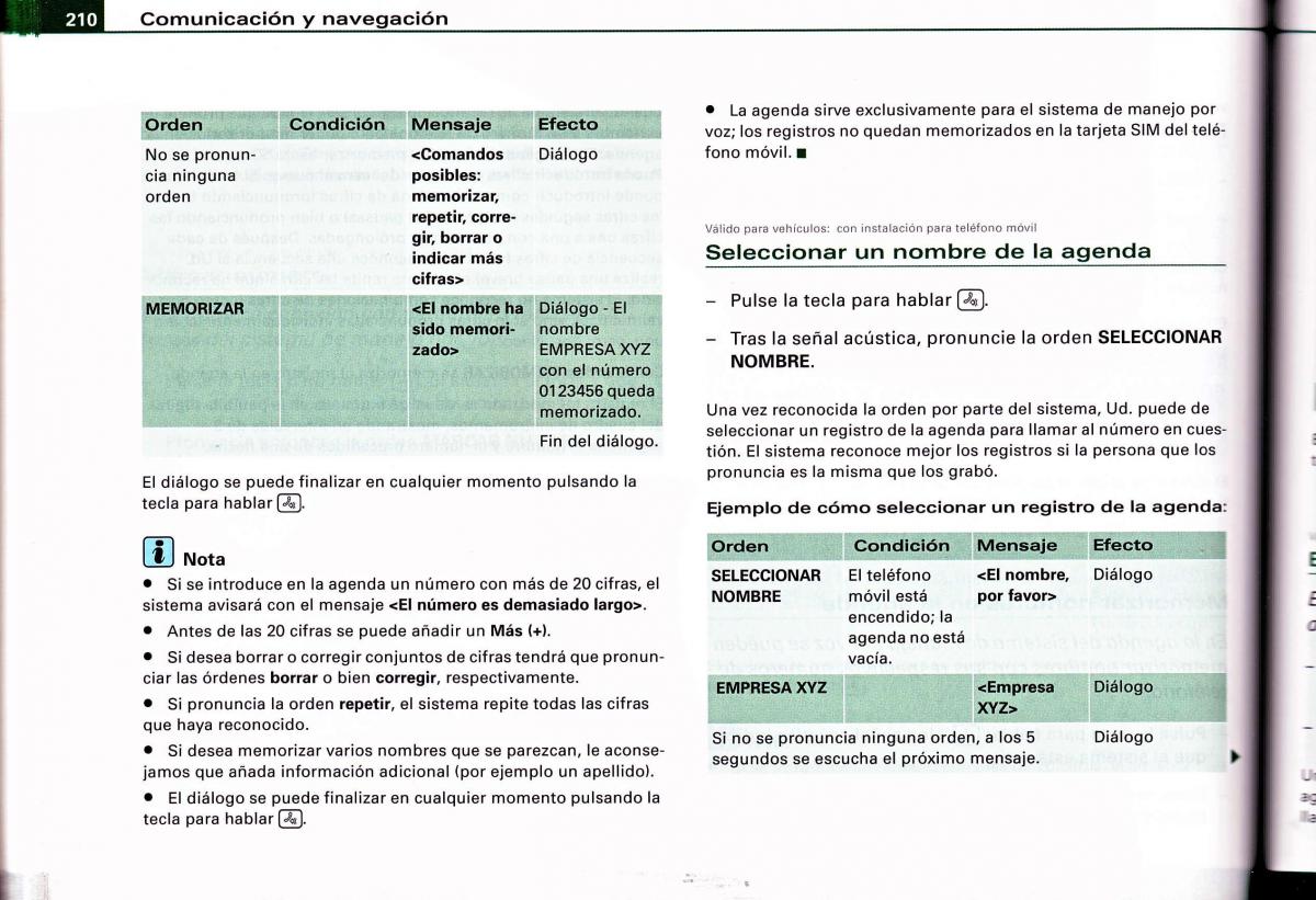 Audi A4 B6 8E manual del propietario / page 206