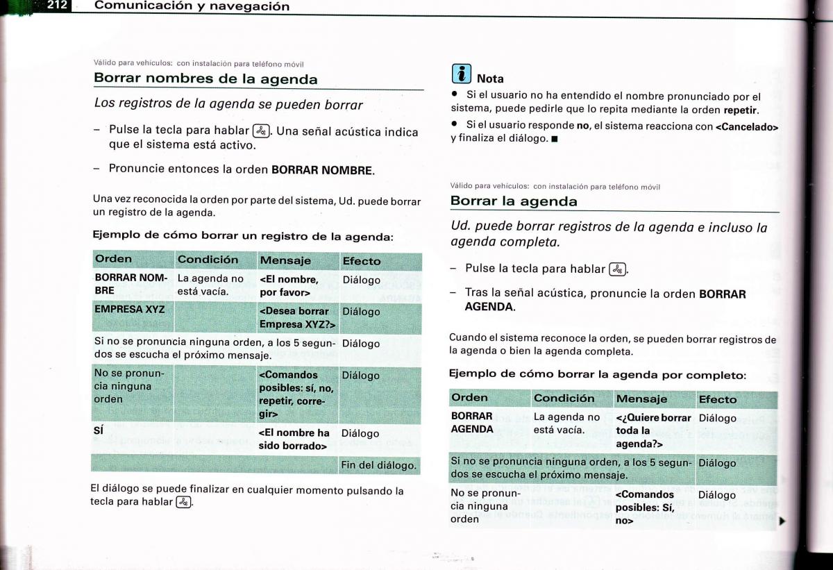 Audi A4 B6 8E manual del propietario / page 208