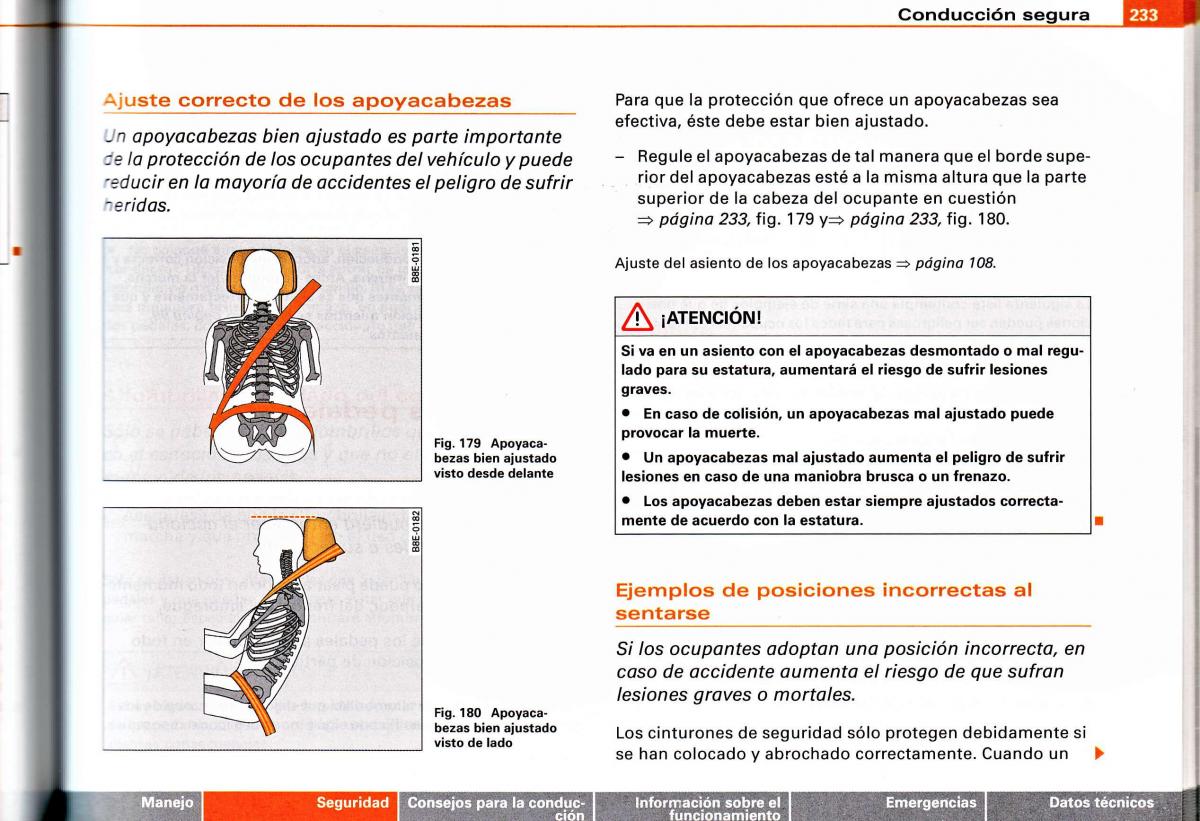 Audi A4 B6 8E manual del propietario / page 227