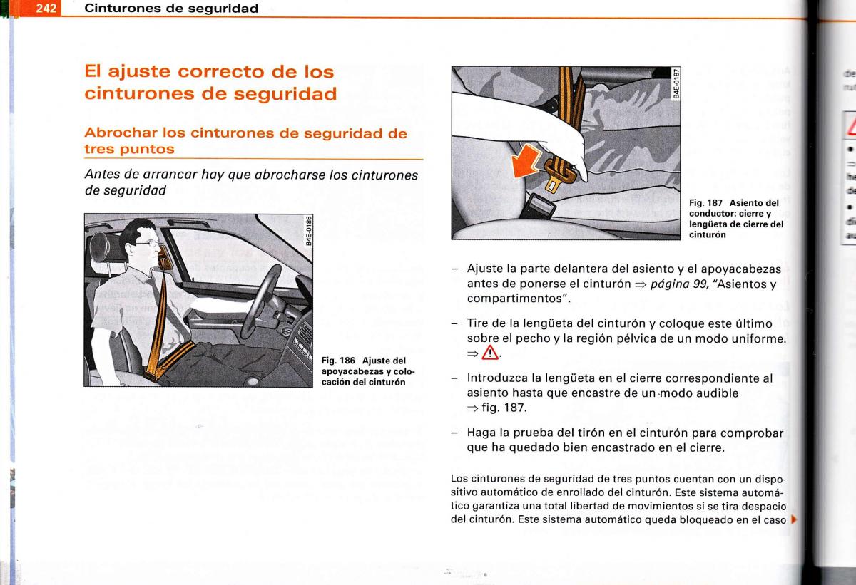 Audi A4 B6 8E manual del propietario / page 236