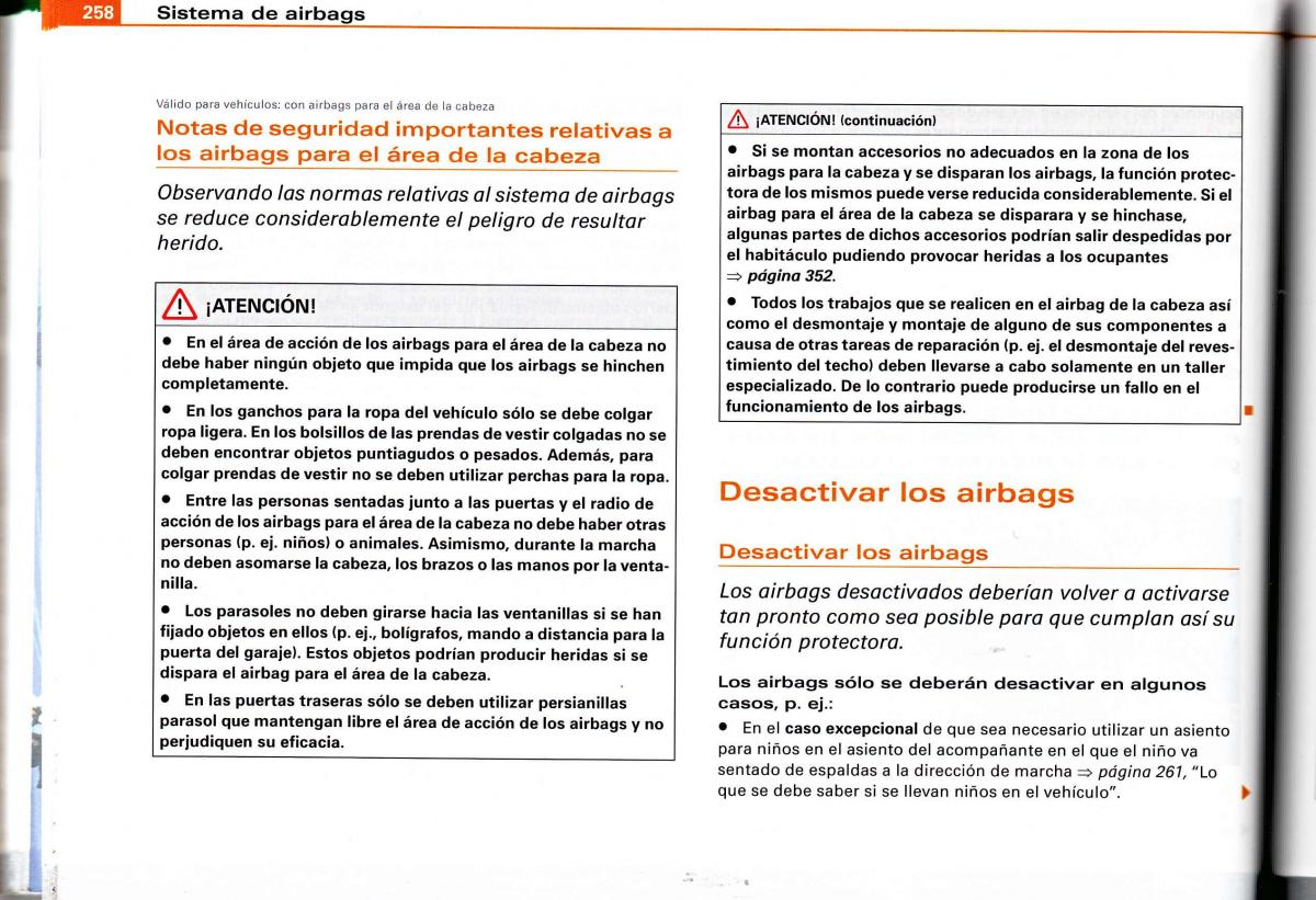 Audi A4 B6 8E manual del propietario / page 252