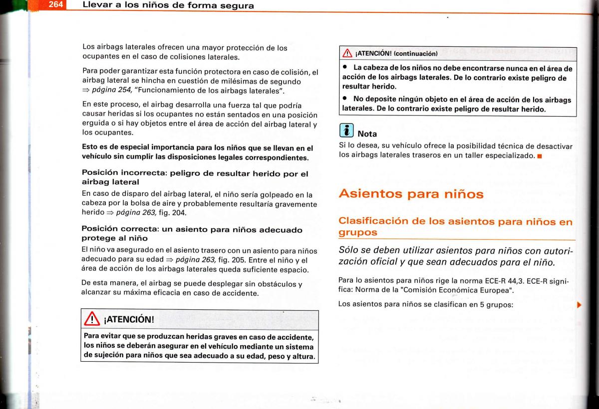 Audi A4 B6 8E manual del propietario / page 258